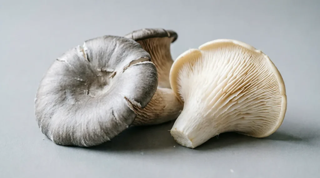 Grey vs White Oyster Mushroom: Same Species, Different Look